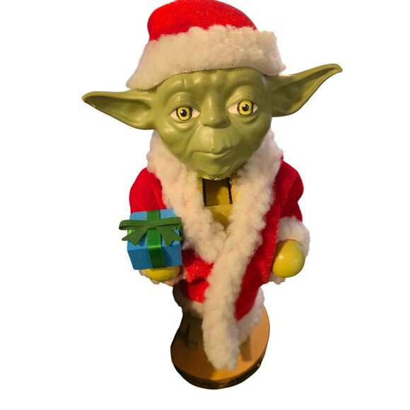 Kurt Adler Yoda Nutcracker Star Wars Santa Claus Robe 9" Christmas  Lucasfilm - Picture 7 of 10